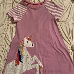 Mini Boden unicorn 🦄 dress 5-6